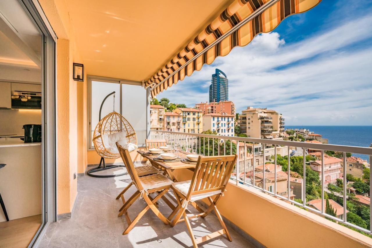 Baie De Monaco - Terrasse Vue Mer - Parking - Af Босолей Экстерьер фото