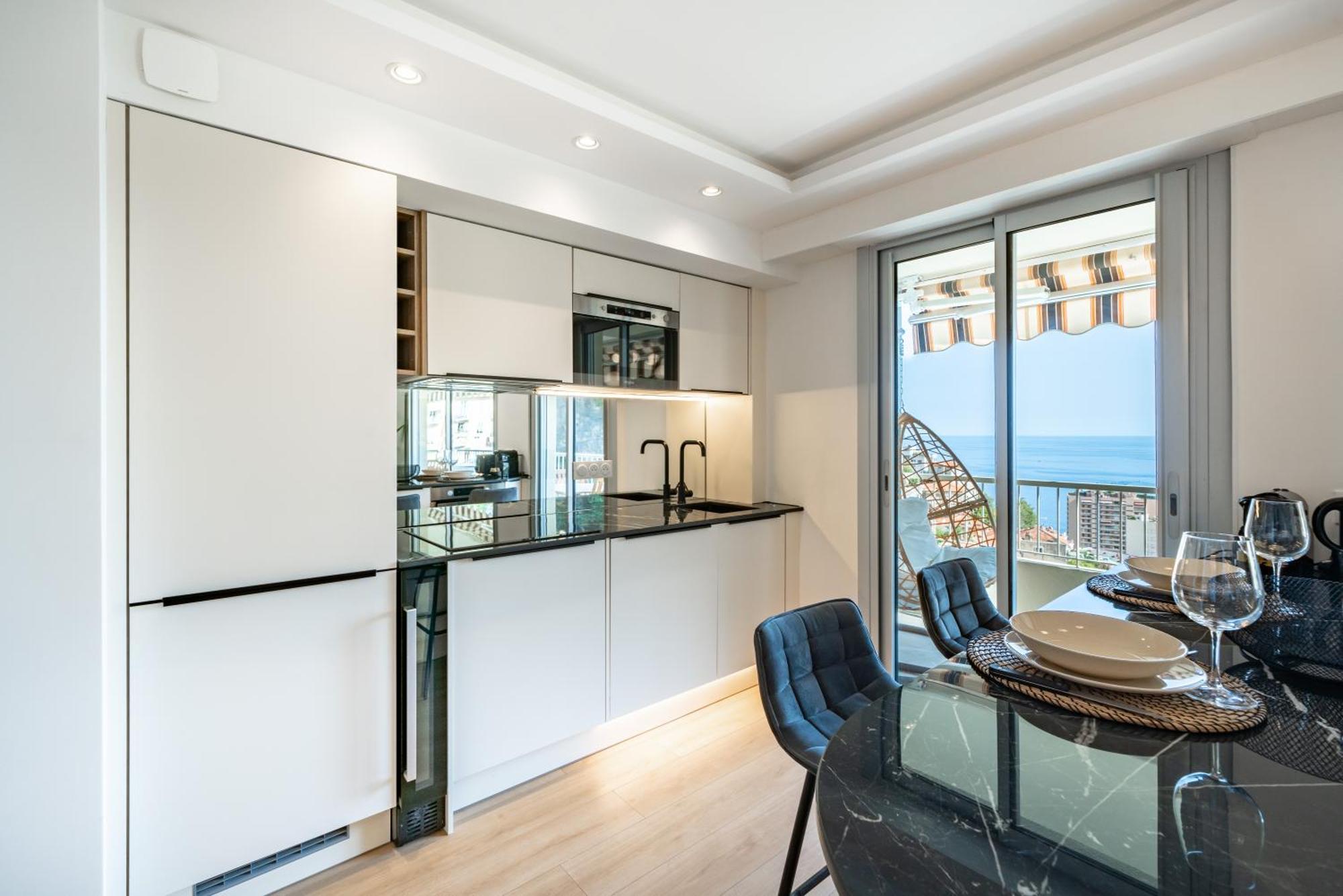 Baie De Monaco - Terrasse Vue Mer - Parking - Af Босолей Экстерьер фото